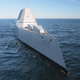 Illustration for article titled This Is The Navys New Zumwalt-Class Destroyer Out At Sea For The Very First Time